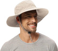Rosoz Sun Hat for Men Women Boonie Bucket Hat Wide Brim Breathable Cooling by Rosoz