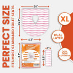 20 Extra Large Toilet Seat Covers Disposable - Image 5