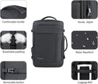 Carry On Backpack, 50L Travel Backpack, Luggage Backpack TSA Flight Approved - Image 5