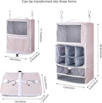 TABITORA Travel Portable Hanging Shelves Closet Organizer Packing Luggage - Image 4