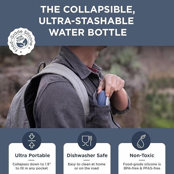 HYDAWAY 17oz Collapsible Water Bottle - Image 3