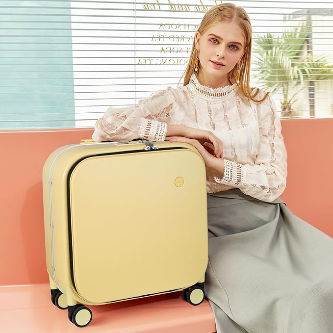 mixi Carry On Luggage, 18” Suitcase - Image 2