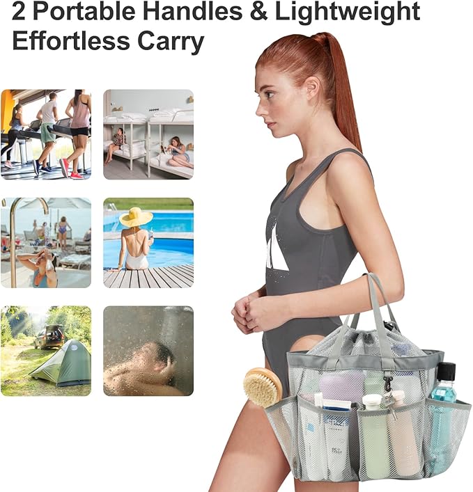 F-color Mesh Shower Caddy Portable - Image 6