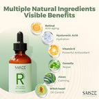 Retinol Face Serum, Anti Aging Face Serum for Fine Lines, Wrinkles & Premature Sun Damage, Skin Care for Resurfacing & Hydration, 2 Fl Oz