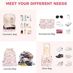 BAGAIL 8 Set Packing Cubes Luggage Packing Organizer Bags - Image 4