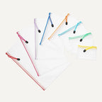 Amazon Basics 30-Pack Mesh Zipper Pouch Bags, 8 Sizes Waterproof Storage - Image 4