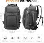 Backpack for Men, 17.3" Anti Theft Convertible Laptop Backpack - Image 7