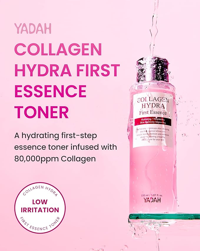 YADAH Hydra core cream - Capsule Filler Cream 1.69 fl oz Collagen Hydra Essence 5.07 fl oz Collagen Dual Lift Serum 1.69 fl oz