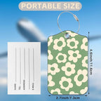 Vintage Groovy Flowers Set of 2 Luggage Tags - Image 2