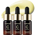 Medicube Deep Vita C Serum 2.0 || 14.5% Pure Vitamin C reduce the appearance of hyperpigmentation, dark spots, and blemishes | 16 self-tests complete | Korean skincare (10g * 3 bottles)