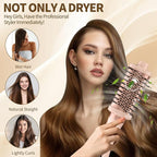 3-in-1 Hair Straightener Waves Curling Iron for Short & Long Hair Blow Out Dryer Brush Comb | Large Professional Salon Styling Tool Gift for Women,Men Hairstyles,Gfit for Men Women Teen