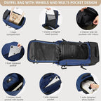 CONTAIL 86L Foldable Wheeled Duffel Backpack - Image 6