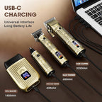 Hair Clippers for Men Shaver Set Professional,Mens Beard Trimmer,Nose Hair Trimmer,Electric Foil Shavers,4 in 1 Barber Clippers for Hair Cutting Grooming Kit & LED Display,Gift for Men