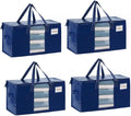 VENO 4 Pack Moving Bags, Comforter and Blanket Storage Bags by Veno