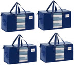 VENO 4 Pack Moving Bags, Comforter and Blanket Storage Bags by Veno