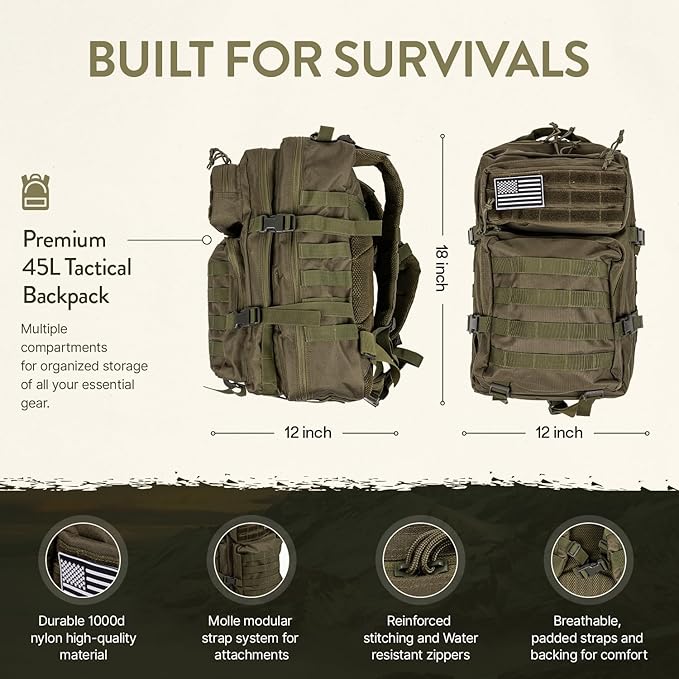 72-Hour Survival Kit | Emergency Bug Out Bag - Image 3