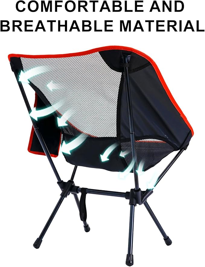 Camping Chairs Portable, Foldable Chair Lightweight, Backpacking Chair - Image 6