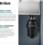 Kraus KGUW1-33WH-100-100, Bellucci Workstation 32 in. Undermount Granite - Image 10