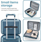 Campfun Luggage 4 Piece Sets, Expandable Carry On Luggage Set Hardshell PP - Image 4