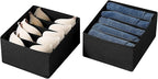 Jeans Drawer Organizers for Clothing, 5 Compartment Wardrobe Storage Box - Image 3