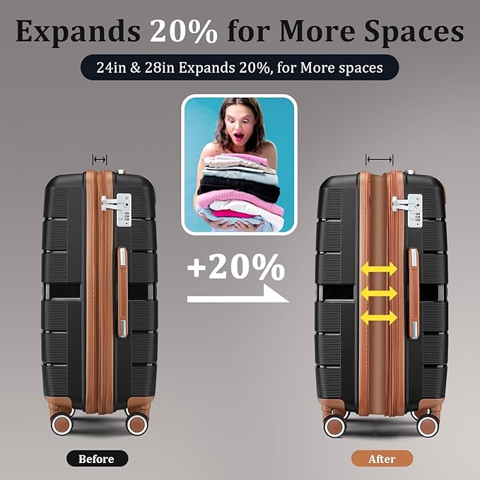 4-Piece Hardshell Luggage Set - Image 4