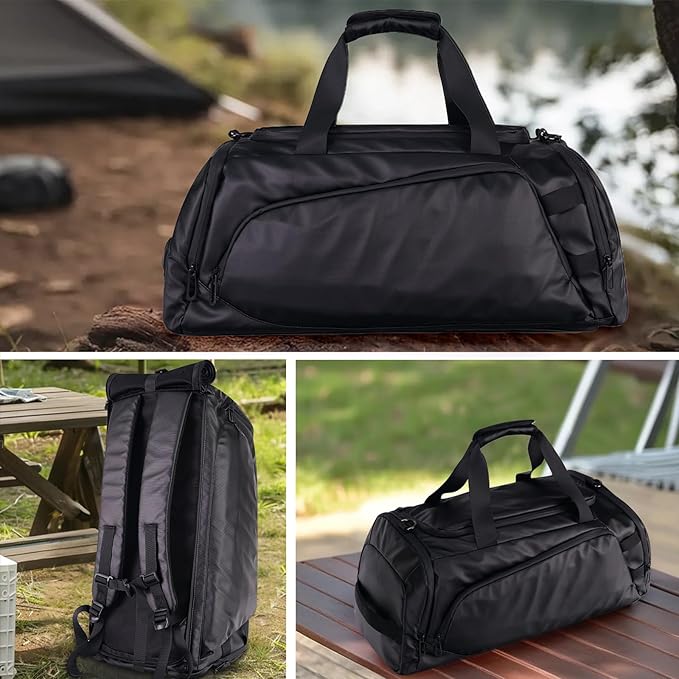 Duffle Bag for Travel, Carry on Gym Bag for Men, Waterproof Sport Bags - Image 9