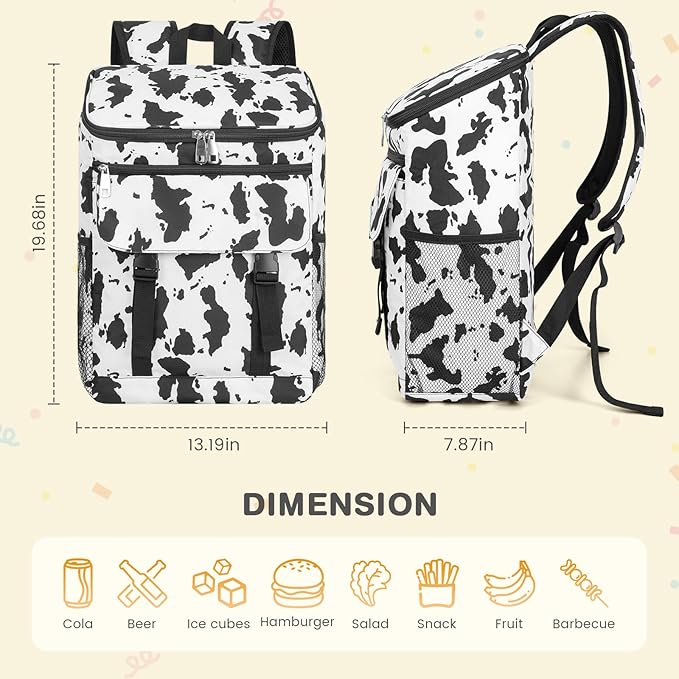 Cooler Backpack Soft Insulated Leak Proof 30 Cans Insulated Backpack Cooler - Image 6