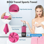 BOGI Microfiber Travel Sports Towel-Quick Dry Towel, Soft Lightweight - Image 4
