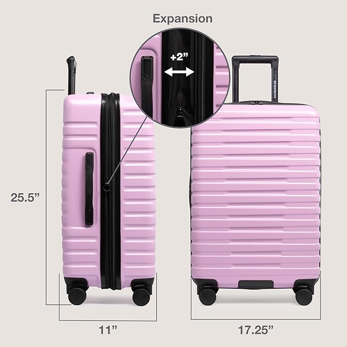 U.S. Traveler Boren Polycarbonate Hardside Rugged Travel Suitcase Luggage - Image 6