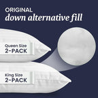 Beckham Hotel Collection Bed Pillows King Size Set of 2 - Image 4