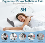 Cervical Neck Pillow for Pain Relief, Contour Memory Foam Pillows Ergonomic - Image 4