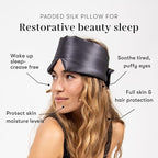 DROWSY Silk Sleep Mask. Face-Hugging, Padded Silk Cocoon - Image 3