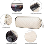 Hair Tools Travel Bag for Shark Flexstyle Dyson, Quilted Case Organizer Bag, Gift for Women Hair Accessories Storage Bag, Travel Hairdryer Portable Bag for Women, Beige