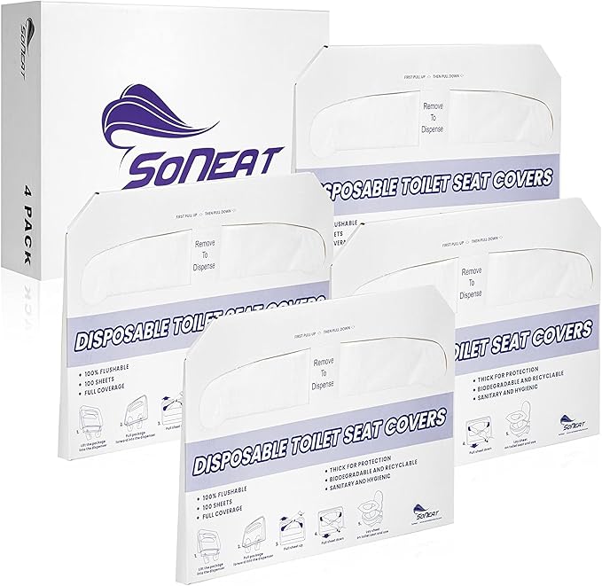 Disposable Toilet Seat Cover by SoNeat