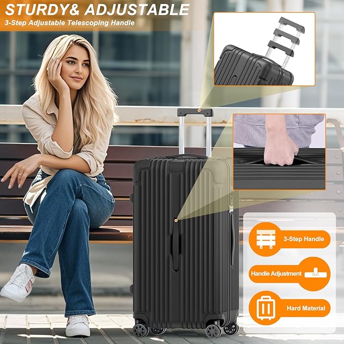 Krute Luggage Sets 2 Piece Suitcase - Image 4