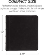 Samsill Vintage Leather Mini 3 Ring Binder 2 Inch Round Ring, 5.5 x 8.5 Inch - Image 3