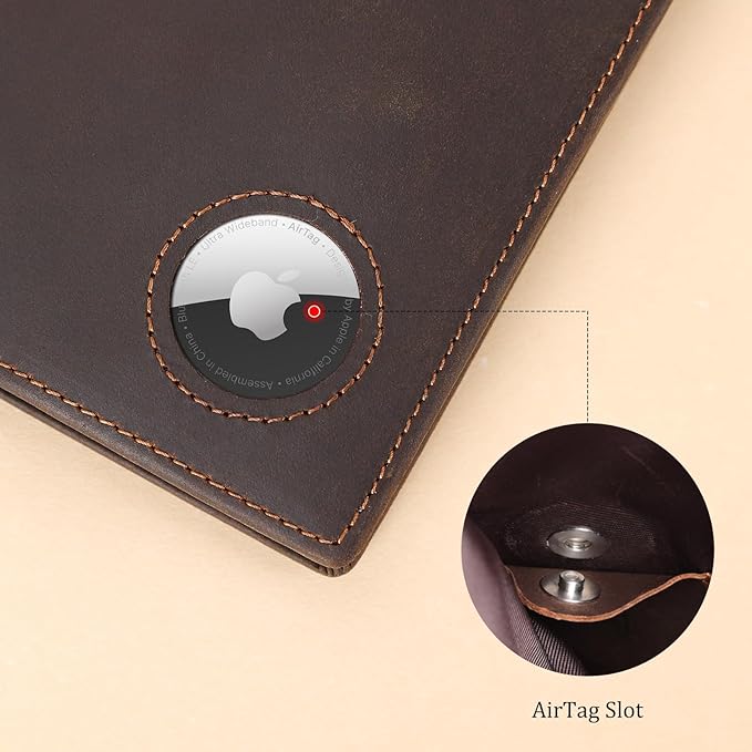 Polare Luxury RFID Blocking Leather Passport Holder Travel Wallet - Image 8