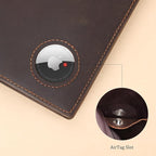 Polare Luxury RFID Blocking Leather Passport Holder Travel Wallet - Image 8
