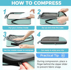 BAGAIL 4 Set/6 Set/8 Set Compression Packing Cubes Travel Accessories - Image 4