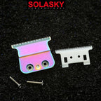 Colourful FX707 Replacement Trimmer Metal + Ceramic Blades Compatible with BaByL FX787 & FX726 Trimmer FX707Z Replacement Blades for BaByL PRO Barberology Trimmer Blade