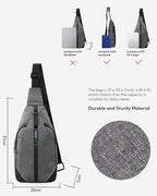 WATERFLY Small Crossbody Sling Backpack Anti Theft Backpack - Image 2