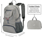 WATERFLY Small Lightweight Packable Backpack: 20l Ultra Light Foldable Travel - Image 3