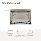 UPPAbaby Remi Playard | Deluxe 3-in-1 Portable Playard, Bedside Bassinet + - Image 2