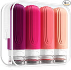 Travel Bottles for Toiletries, Tsa Approved 3oz Travel Size Containers BPA Free by Mrsdry