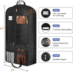 43" Heavy Duty Garment Bags Suit Bags Travel, Suit Holder - Image 6