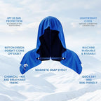 4 Pack Cooling Hoodie Towels for Neck and Face, UPF 50 Sun Protection & Instant - Image 2