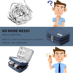 MIRLEWAIY Travel Cord Cable Organizer, Portable Electronics Accessories - Image 3