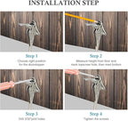 Door Stopper, One-Touch semi-Automatic Metal Door Stopper, - Image 7