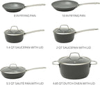 Sur La Table Kitchen Essentials Cool Commune Hard Anodized 10 Piece PFA Free - Image 3