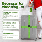 Weewooday 8 Pcs Luggage Straps Suitcase Tags Set - Image 4